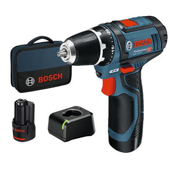 Акум. Отвертка GSR 12V-15 2x2.0Ah 060186810F BOSCH (060186810F)