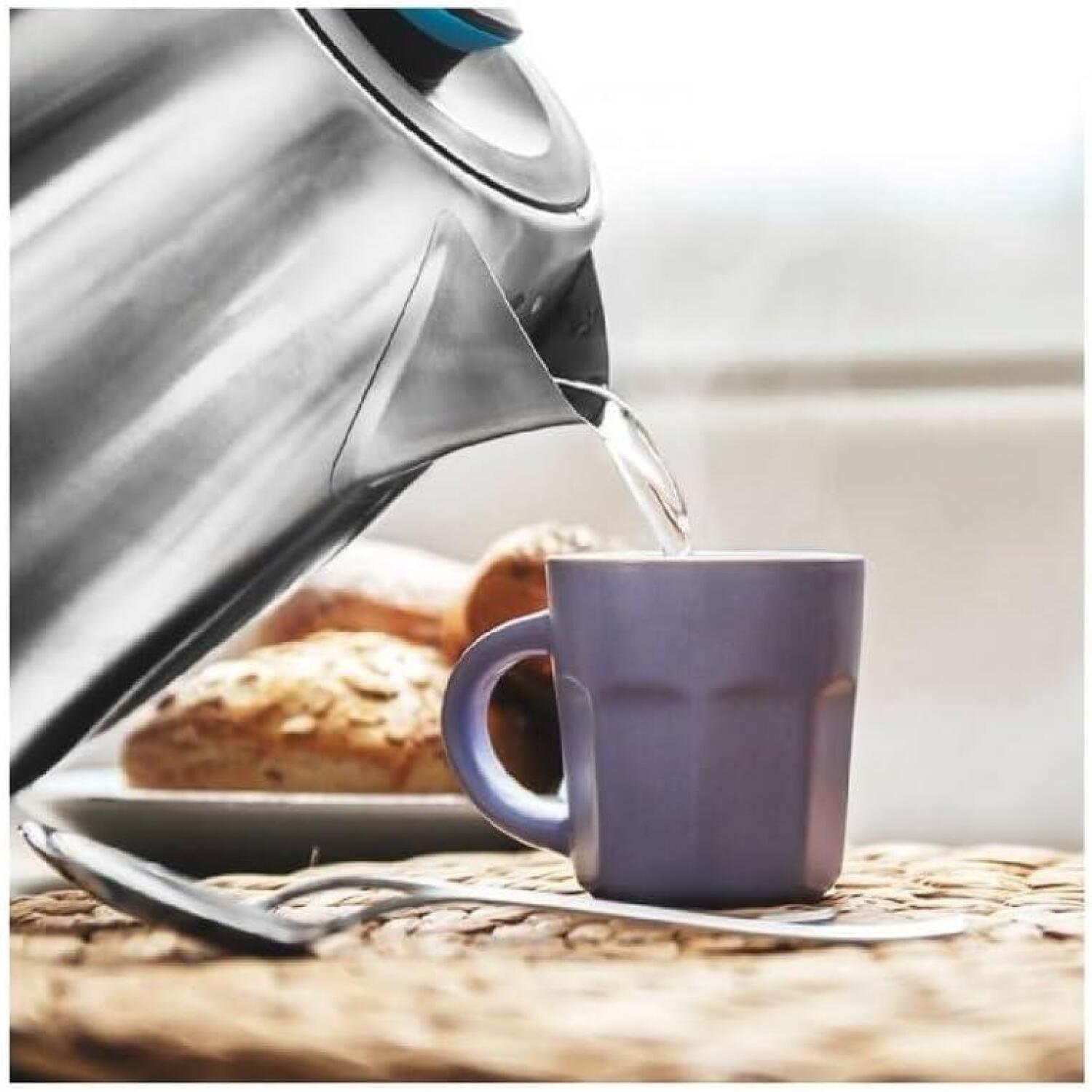 Cecotec Чайник ThermoSense 220 Steel 1513, 1630 W, 1.2 L, нержавеющая сталь, 360° вращающаяся база (1513)