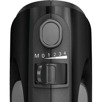 Bosch Rokas mikseris MFQ2420B, 400 W, 4 ātrumi, turbo režīms, melns, nerūsējošā tērauda piederumi (MFQ2420B)