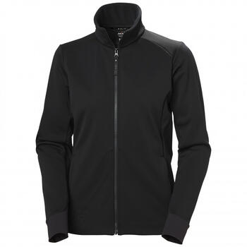 Helly Hansen džemperis 72381_990-S, S, melns, 260 g/m², YKK rāvējslēdzējs, krūšu kabata, roku kabatas, elastīgas piedurkņu malas (72381_990-S)