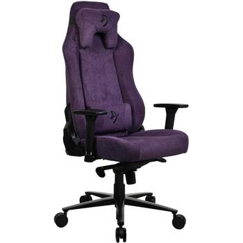 Arozzi Vernazza SoftFabric VERNAZZA-SFB-PP, 72cm, 47-57cm, 5, ergonomisks, 3D regulējami roku balsti, mīksta auduma apdare (VERNAZZA-SFB-PP)
