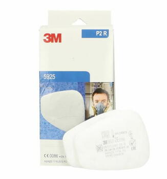 3M T5925 putekļu filtrs P2 pusmaskai, pāris, 0.003 kg (T5925)