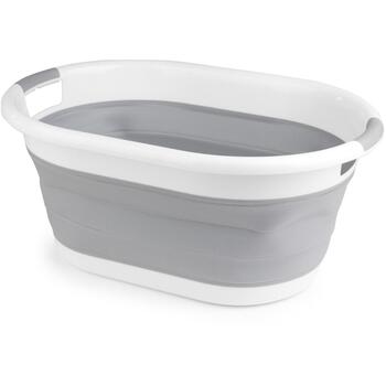 Beldray LA034816FPEU7 Collapsible Laundry Basket 28L White/Grey (LA034816FPEU7)