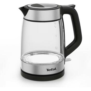 Tefal Чайник KI605830, 2200 W, 1.7 L, стекло, 360° поворотная база, черный (KI605830)