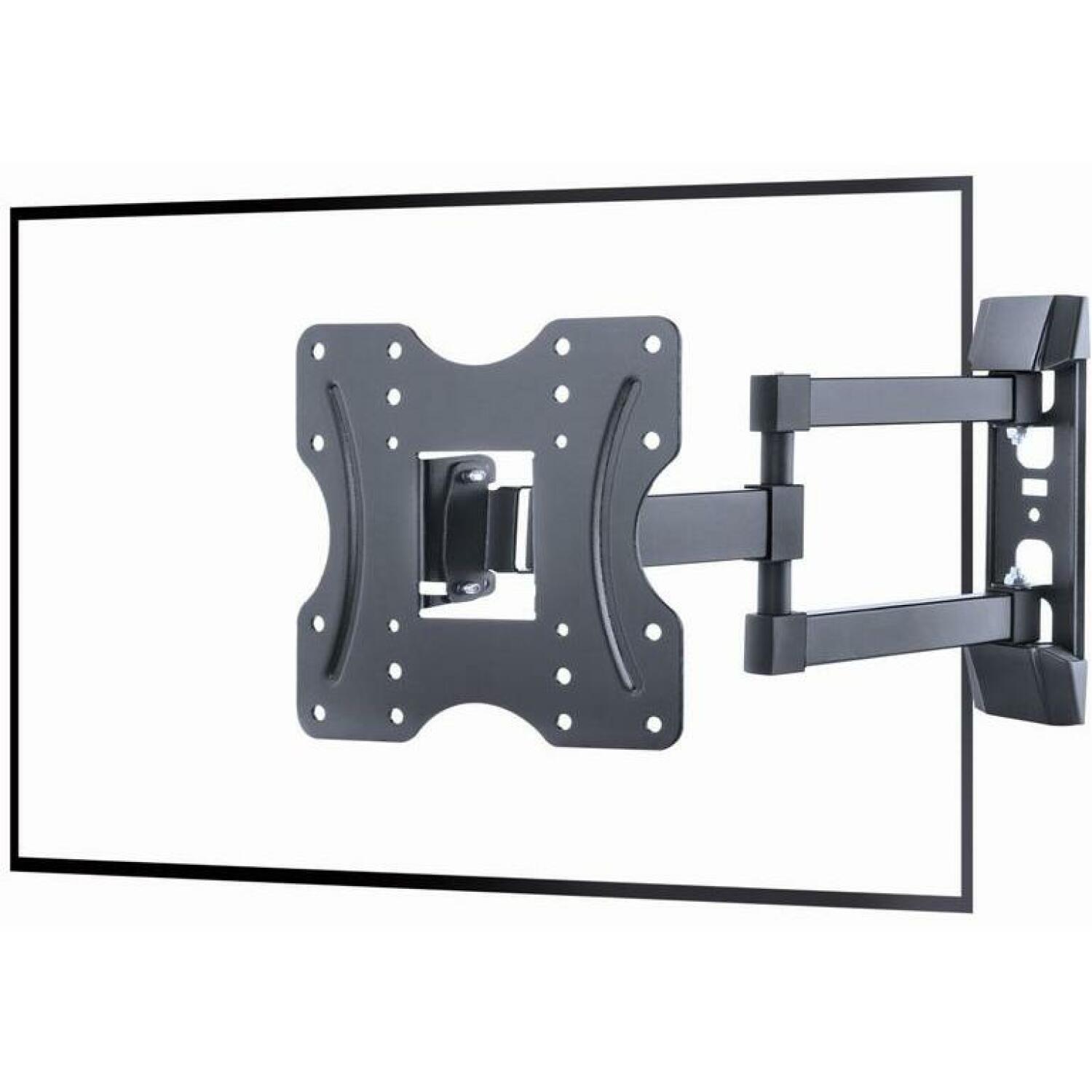 Gembird sienas stiprinājums WM-42ST-02, atbalsta 23-42'' televizorus, VESA 100 x 100-200 x 200 mm, 30 kg, 180° pagrieziens (WM-42ST-02)