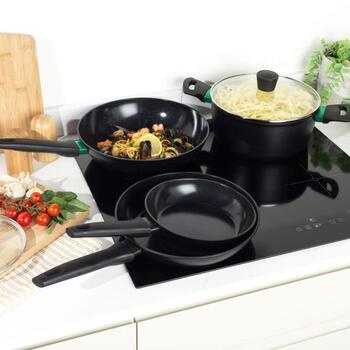 Russell Hobbs Сковорода RH03255EU7, 28см, Алюминий, Электрическая, Газовая, Стеклокерамика, Индукция, Thermo-Spot, Непригораемое (RH03255EU7)