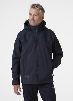 Helly Hansen Softshell jaka Oxford 74290_590-L, tumši zila, L, 5000 mm ūdensnecaurlaidība, 5000 g/m²/24h elpojamība (74290_590-L)