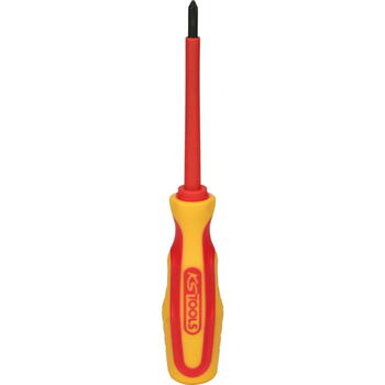 Kstools отвертка ERGOTORQUE VDE PH1X80mm 117.0524-E, 80мм, электрика, изоляция VDE (117.0524-E)