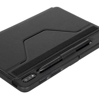 Чехол для планшета Targus Click-In THZ876GL, 27.9см, черный, TPU, регулируемая подставка, держатель S Pen (THZ876GL)