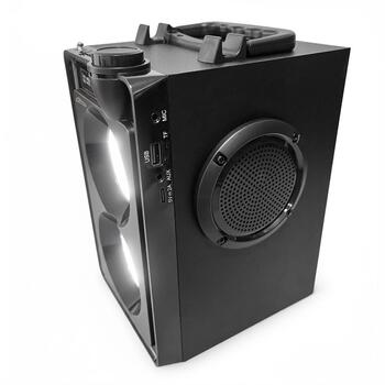 Media-Tech Pārnēsājamais skaļrunis MT3186, 30W RMS, 900W PMPO, 80-20000Hz, Bluetooth 5.3, FM radio, MP3, microSD, USB, USB-C, AUX (MT3186)