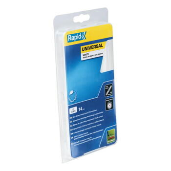 Rapid līmes kociņi 40107361, 12x190mm, 250g, 14gab, balts, 170-190°C, 80-96°C, 30s, 30s (40107361)