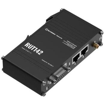 Teltonika беспроводной маршрутизатор RUT142 RUT142000000, 802.11n, 10/100 Mbit/s, 1 RJ-45 порт, поддержка VPN, алюминиевый корпус (RUT142000000)
