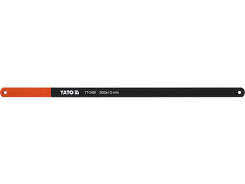 Yato metāla zāģa asmens YT-3460, 300mm, 12mm, 0,65mm, 24 TPI, HCS, metālam, 5 gab (YT-3460)