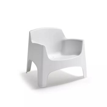 Bica Садовый стул Ibiza 16200, белый, 79x74x70 см, высота сиденья 34 см, складной, подлокотники (16200)