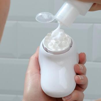 Homedics FAC-600-EU Compact Cleansing Brush, 3 насадки, IPX7, 3 ч зарядка, пульсация, розовое золото/белый (FAC-600-EU)
