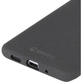 Krusell Essentials SandCover Samsung Galaxy S20 Ultra, 61942, черный, пластик, задняя крышка, беспроводная зарядка (61942)