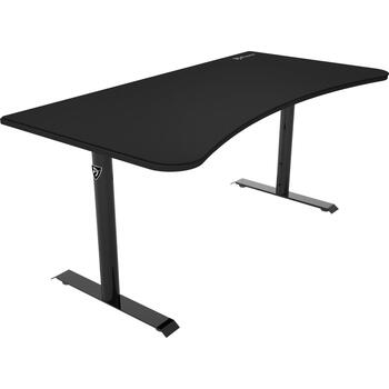 Arozzi datorspēļu galds ARENA-PURE-BLACK, 160x82cm, 71-81cm, ieliekts, mikrošķiedras virsma, kabeļu pārvaldība (ARENA-PURE-BLACK)