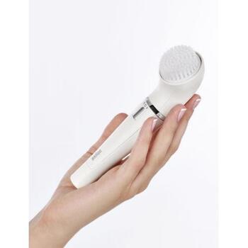 Braun SE810 эпилятор для лица, 200 пинцетов, 0.02 мм, батарейка AA, влажное и сухое, беспроводной, моющийся, щетка для очищения (SE 810)