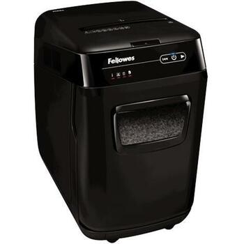 Fellowes Šrederis AutoMax 200M/4656301, Mikrogriešana 2x14 mm, 200 lapas, 32 L, P-5, Kredītkartes, Skavas (4656301)