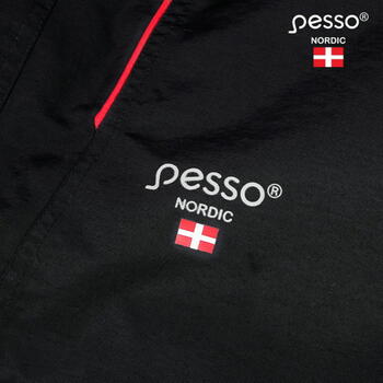 Pesso Helsinki J-M&PESSO, M, melna, 1.7kg, 5000mm, 3000g/m² 24h, vēja aizsardzība, noņemama kapuce (HELSINKI_J-M)