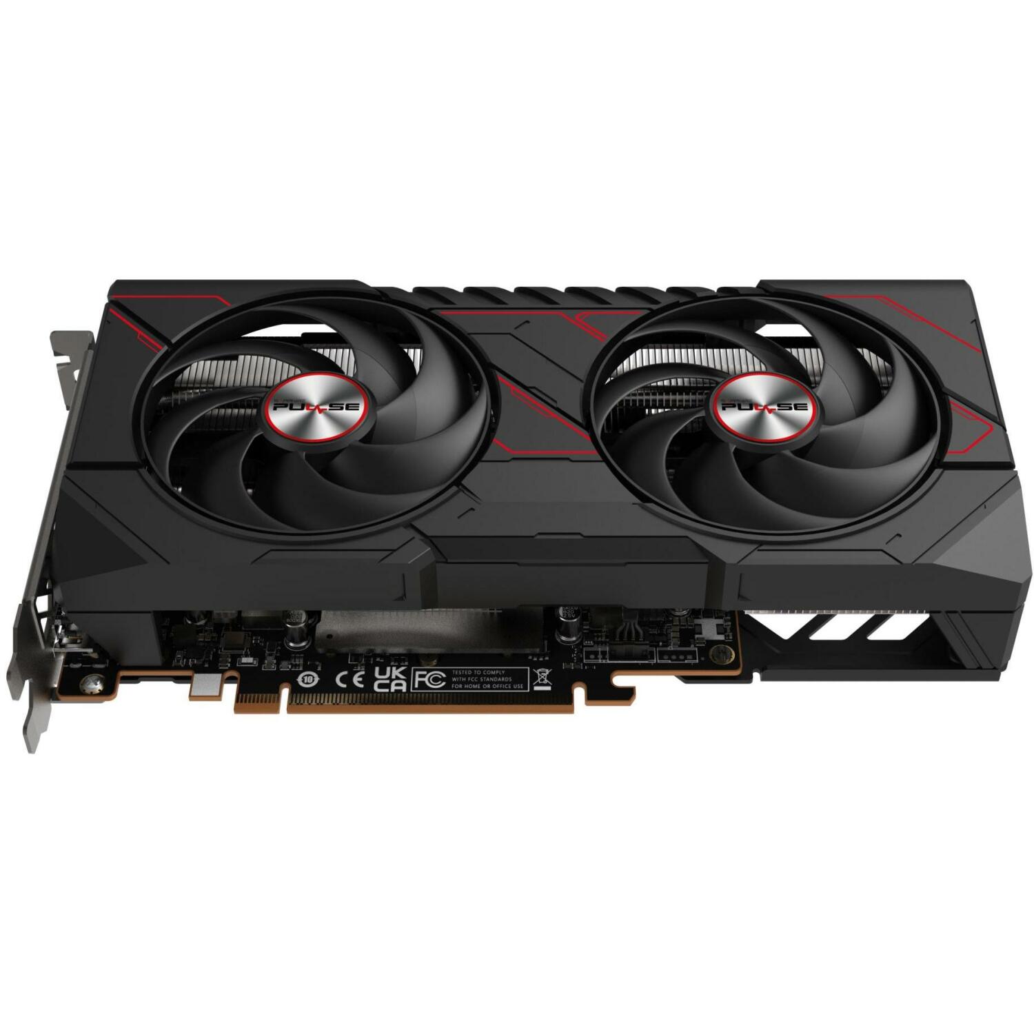 Sapphire Видеокарта PULSE 11350-03-20G 16GB GDDR6, 7680 x 4320, PCIe x16 5.0, 2 вентилятора, 32 вычислительных блока (11350-03-20G)