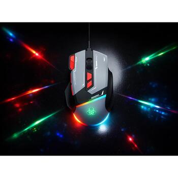 Tracer компьютерная мышь TRAMYS47838, 7200 DPI, 8 кнопок, оптический сенсор, 1.5 м USB кабель, программируемые кнопки (TRAMYS47838)