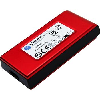 Kingston SDD cietā diska korpuss SXS1000R/1000G, 1000 GB, USB 3.2 Gen 2, 1050 MB/s, 1000 MB/s, 3D NAND tehnoloģija (SXS1000R/1000G)
