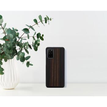 Man&Wood чехол M6622B, 6.7, Коричневый, совместим с Samsung Galaxy S20 Plus, дерево, поликарбонат (M6622B)