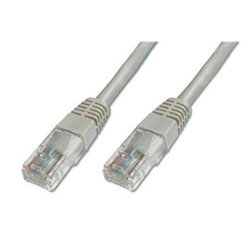 Digitus сетевой кабель DK-1512-100, 10 м, CAT 5e, U/UTP, RJ-45 8P8C, серый, PVC AWG 26/7 (DK-1512-100)