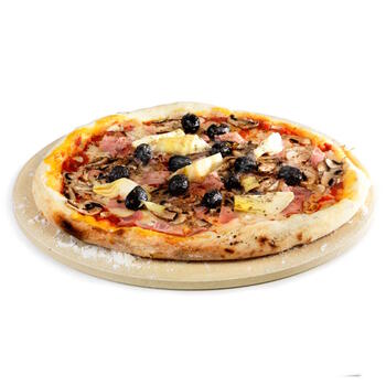 Barbecook Picas akmens BC-ACC-7013, 36cm, apaļš, 2.17kg, krāsa: bēša (BC-ACC-7013)
