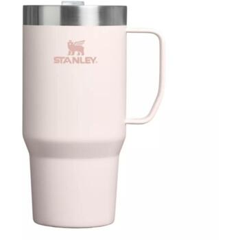 Stanley Кружка 2813854058 0,71L, нержавеющая сталь, сохраняет тепло до 2,5 ч, холод до 7 ч, холод с льдом до 30 ч, розовая (2813854058)