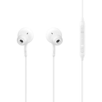 Samsung наушники EO-IC100BWEGEU, 1.2m, USB-C, 32Ω, 94.3dB, 20-20000Hz, in-line микрофон, белые (EO-IC100BWEGEU)