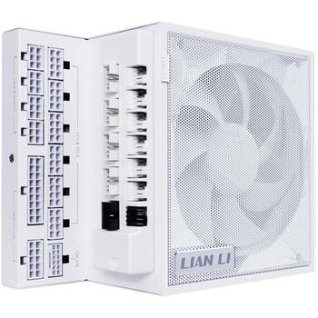 Lian Li Datora barošanas bloks EDGE GOLD 1200 G9P.EG1200G.WH00.EU, 1200W, 80 PLUS Gold, pilnībā modulārs, USB centrmezgls (G9P.EG1200G.WH00.EU)