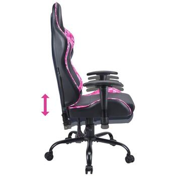 Subsonic Pro Gaming Pink Power SA5609-PP, игровое кресло, 53см, 123-133см, 125кг, экокожа, регулируемое (SA5609-PP)