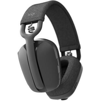 Logitech наушники Zone Vibe 100 981-001213 беспроводные, 30 м, 18 ч времени разговора, 185 г, Bluetooth 5.2, 2 микрофона (981-001213)