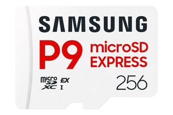Samsung MB-MK256T microSD Express P9 Express atmiņas karte 256 GB microSDXC PCIe līdz 800 MB/s Balta (MB-MK256T/WW)