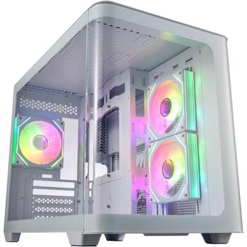 FSP korpuss S380 S380-WA, Micro ATX, Mini-ITX, 2x 3.5 collas, 3x 2.5 collas, 5 paplašināšanas sloti, 2x USB 3.0, 1x USB-C (S380-WA)
