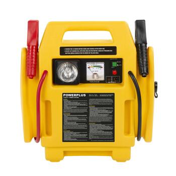 Powerplus pārnesamā elektrostacija POWX411, 7000 mAh, 12 V, 17 bar, 180 W, 900 A, 3,6 W, 4-in-1 palaidējs, kompresors (POWX411)
