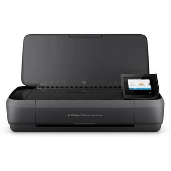 HP OfficeJet 250 Mobile All-in-One Printer, Multifunction Printer (Black, USB / WiFi, Scan, Copy) (CZ992A#BHC)