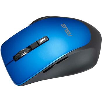 Asus USB оптическая мышь WRL WT425/BLUE 90XB0280-BMU040, 1600DPI, 5 кнопок, RF беспроводная, эргономичный дизайн (90XB0280-BMU040)