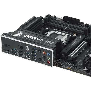 Asus Dēlis TUF GAMING B850-PLUS WIFI, AMD AM5, DDR5, 192 GB, 3 x M.2, 4 x SATA III, 2.5Gb Ethernet, Wi-Fi 7 (TUF GAMING B850-PLUS WIFI)