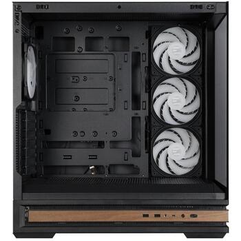 Zalman P40 NAMU BLACK, ATX Mid-Tower datora korpuss, 4x120mm ARGB ventilatori, 420mm VGA, 165mm CPU, 360mm radiators (P40 NAMU BLACK)