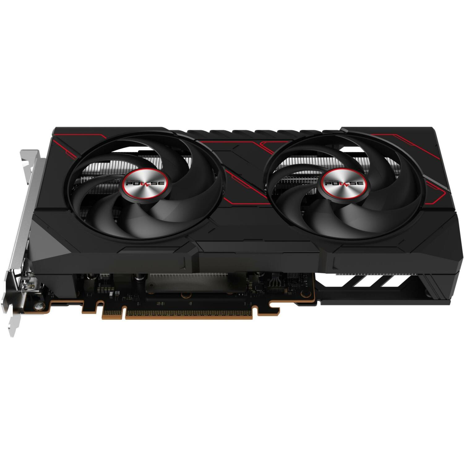 Sapphire Видеокарта PULSE 11350-04-20G 8GB GDDR6, 128 бит, PCI-E 5.0, 3320 МГц, 2 x DisplayPort, 1 x HDMI (11350-04-20G)