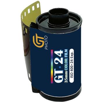 Gt Photo Фотопленка GT24FILM, 35 мм, 24 цветных экспозиции, ISO 400, совместима со всеми пленочными камерами (GT24FILM)
