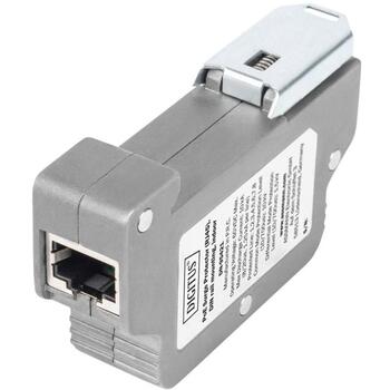 Digitus DN-95421 PoE защита от перенапряжения, RJ45, 1 розетка, 60V DC, Gigabit, PoE++ (DN-95421)