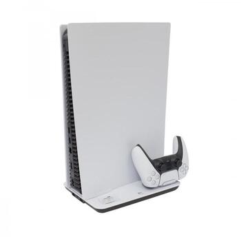 White Shark Игровая консоль подставка GUARD, USB Type C, 2xUSB 600mA, 3 LED вентилятора, кнопка питания (GUARD)