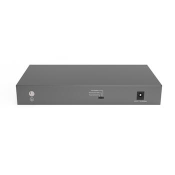 Ruijie RG-ES110D-P 8-портовый PoE+ коммутатор, 10/100Mbps, 6кВ, 5.6Gbps, 110W, черный (RG-ES110D-P)