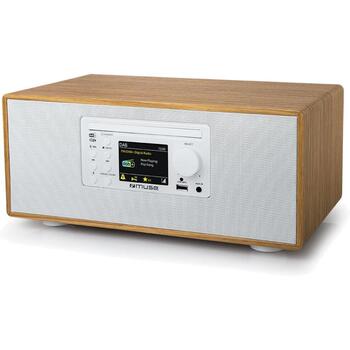 Muse M-695DBTW, микросистема, 60Вт, CD, USB, Bluetooth, FM/DAB+ радио, 2.8