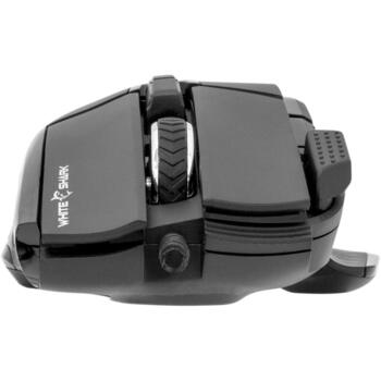 White Shark MARROK GM-9006 MARROK-B, USB проводная игровая мышь, 12000 DPI, 9 кнопок, RGB, 1000 Гц, 1.8 м (MARROK-B)