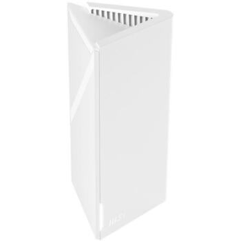 Msi домашняя сеть MRBE50-1PK, Wi-Fi 7, 2.5 Гбит/с, 3 Ethernet порта, 256 МБ памяти, 4 антенны, белый (MRBE50-1PK)